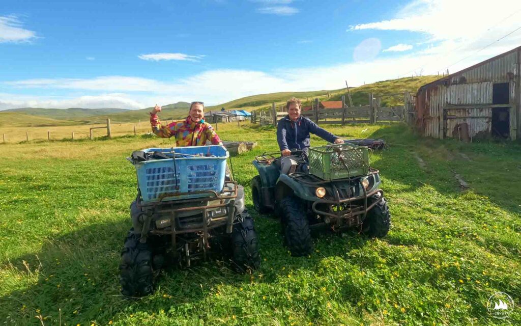 Ola i Michał na quadach w poszukiwaniu owiec na wyspie Unalaska
