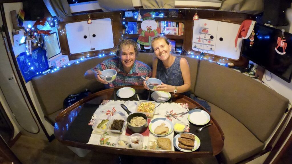 Wigilia na jachcie Crystal. 