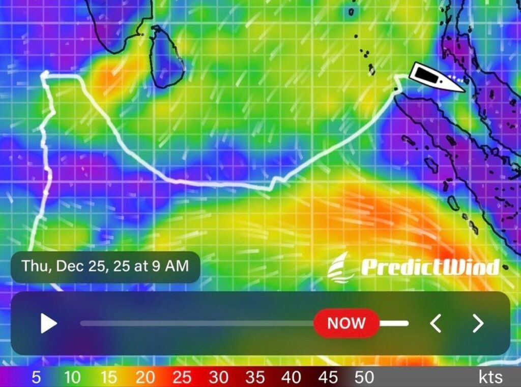 Crystal w Cieśninie Malaka